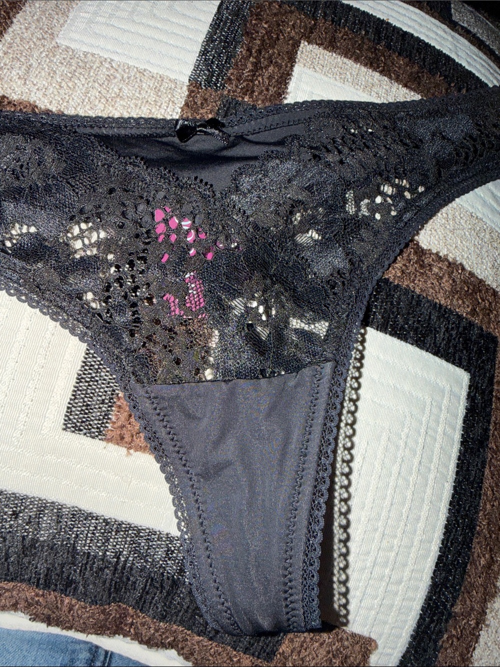 Black Lace thong  Panty‎ - Women's Intimates